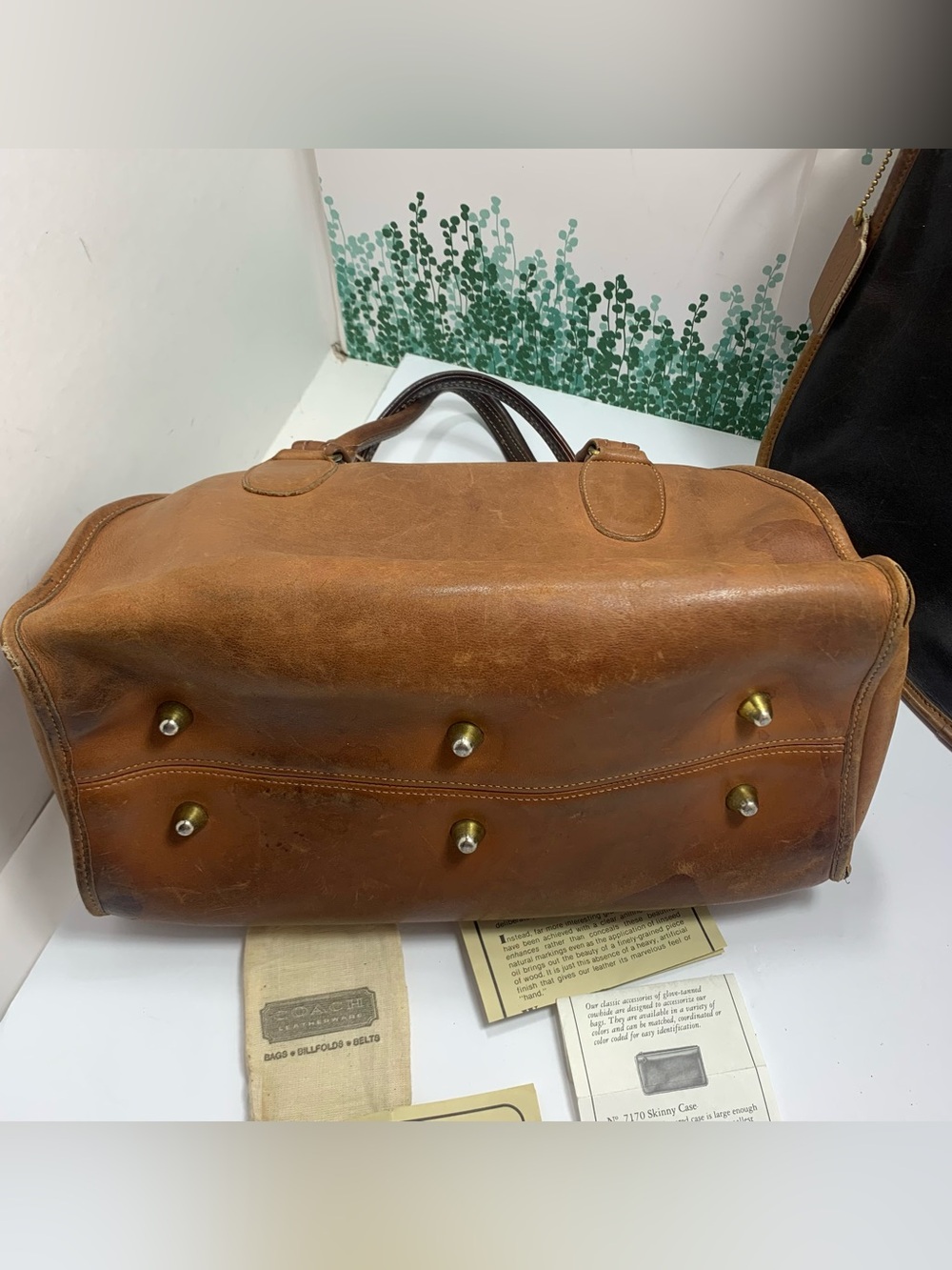 Unidentified lot purses of 2 Leather Satchel & Black Leather Hobo Shoulder Bags - Picture 4 of 16